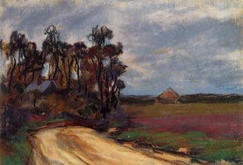 Claude Oscar Monet : The Road and the House